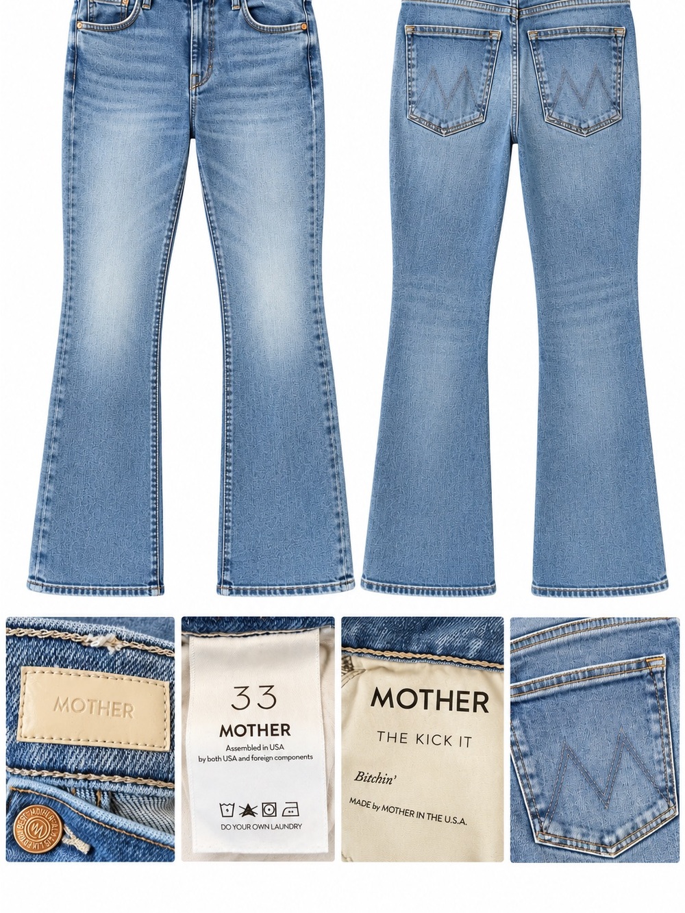 Mother Kick It Denim size 33
